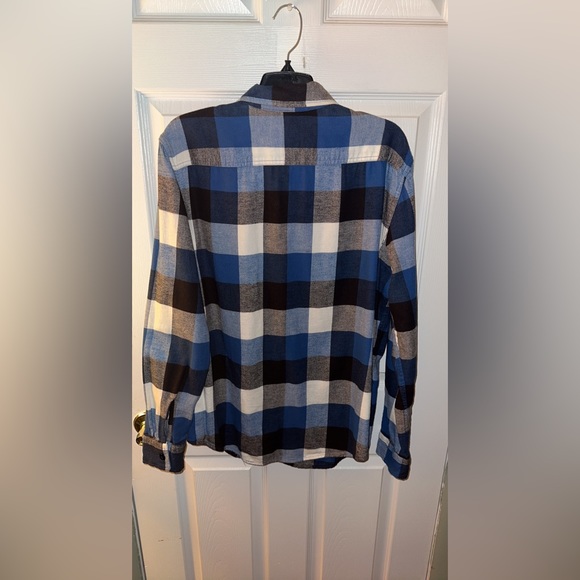 Men’s American Eagle Plaid Long Sleeve Button Down Shirt - Picture 2 of 4